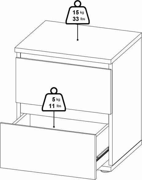 Chevet Nova - Chêne Chevet Nova - Chêne