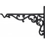 Smide ampelkrok 29 x 21 cm - Svart