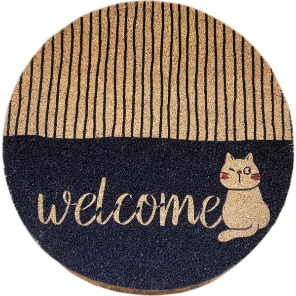 Favor drrmatta Beige/svart - 50 x 50 cm