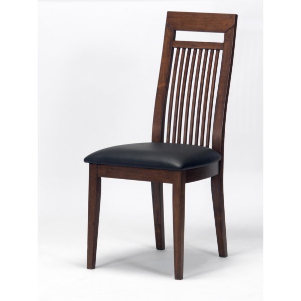 Fargo stol - Brun med med brun PU-sits