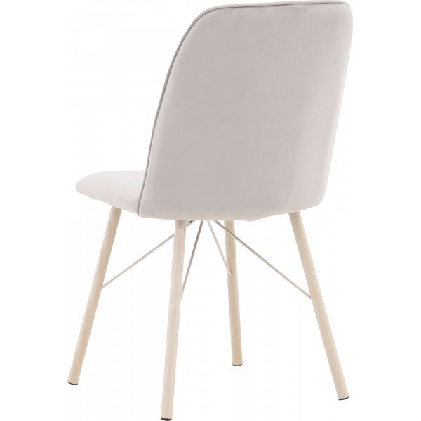 Chaise de salle à manger de tous les jours - Gris/blanchi Chaise de salle à manger de tous les jours - Gris/blanchi