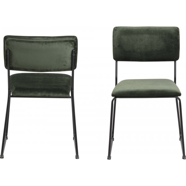 Chaise de salle à manger Cornelia - Vert Chaise de salle à manger Cornelia - Vert