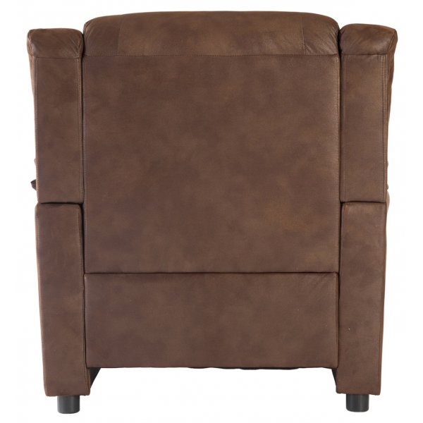 Vera fåtölj i brunt microfiber Vera fåtölj i brunt microfiber