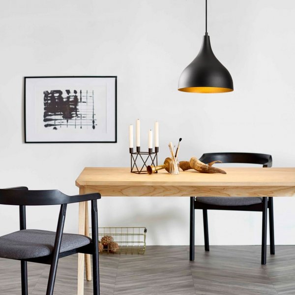 Plafonnier Samba 3760 - Noir/or