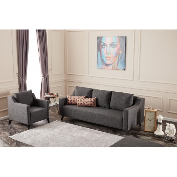 Doga fåtölj - Antracit Doga fåtölj - Antracit