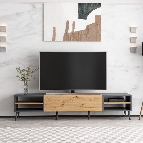 Meuble TV Asya - Anthracite
