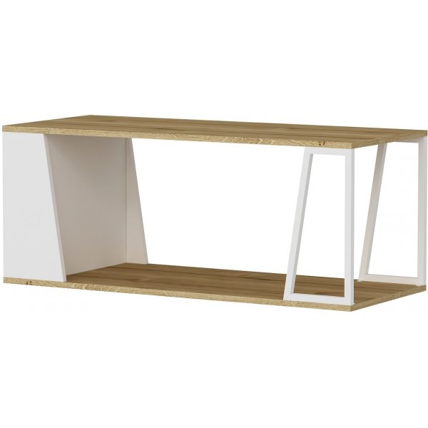 Table basse Lissa 120 x 50 cm - Chêne saphir/blanc Table basse Lissa 120 x 50 cm - Chêne saphir/blanc