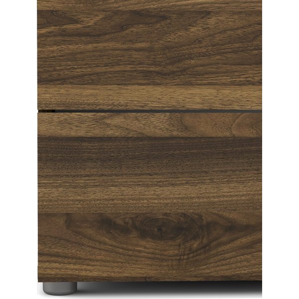 Commode large Pepe avec 4 tiroirs - Noyer Commode large Pepe avec 4 tiroirs - Noyer