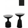 Chalice sidobord set 46/56 cm - Svart