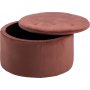 Retina puff med frvaring - Rosa