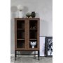 Carl vitrinskp lgt (Highboard) - Brunbetsad ek