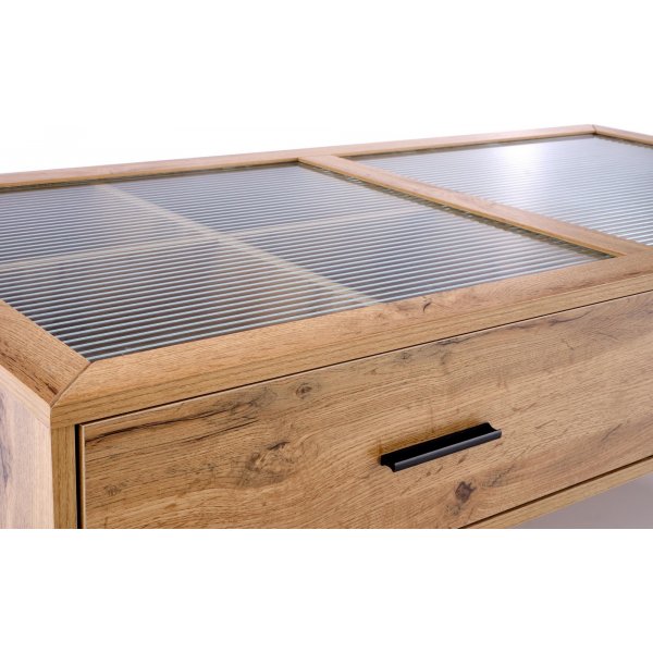 Serenity soffbord 120x 60 cm - Ek/svart Serenity soffbord 120x 60 cm - Ek/svart