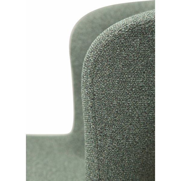 Chaise de salle à manger Glam - Boucle verte Chaise de salle à manger Glam - Boucle verte