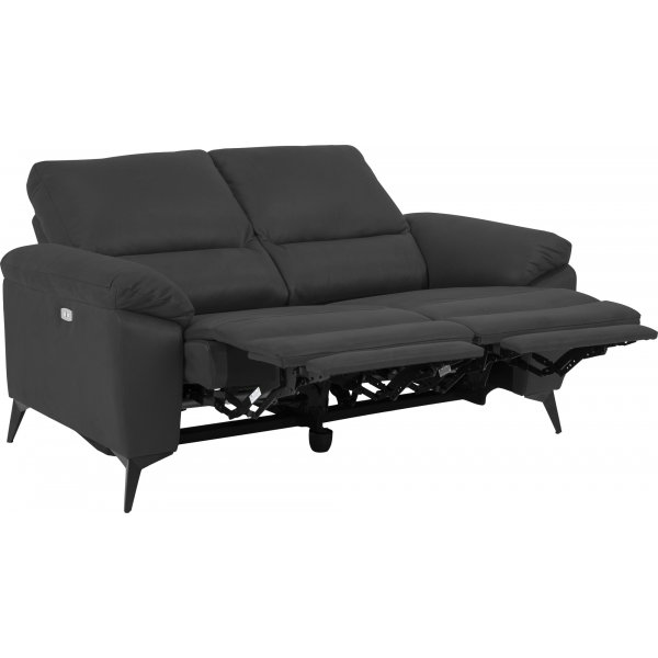 Canapé inclinable 2 places Rana - Gris Canapé inclinable 2 places Rana - Gris