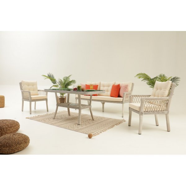 Pure loungegrupp 3 - Cream