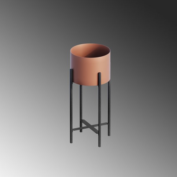 Plato 26 kruka - Svart/koppar