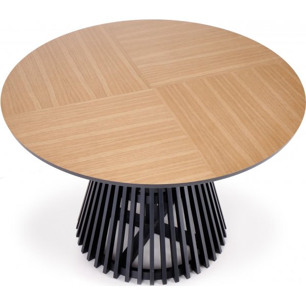 Table  manger Issey 120 cm - Chne/noir