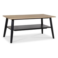 Conforma soffbord rektangulärt - Svart / Ek Conforma soffbord rektangulärt - Svart / Ek