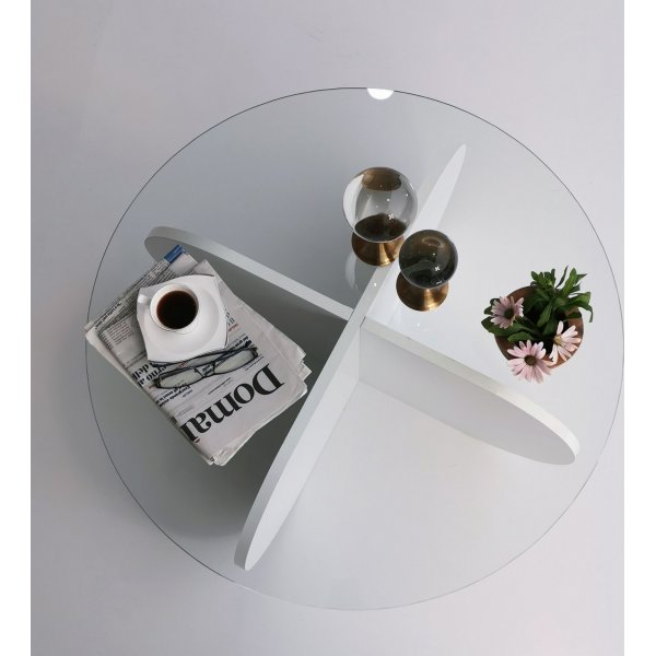 Table basse Bubble 75 cm - Blanc