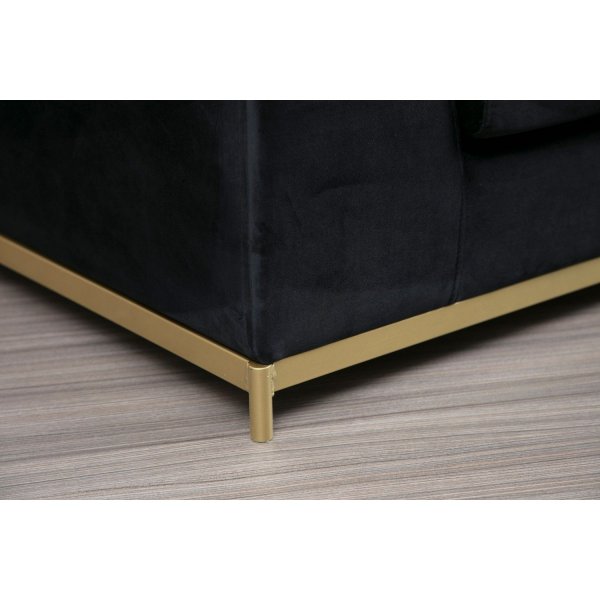 Soffa Line - 320 cm svart Soffa Line - 320 cm svart