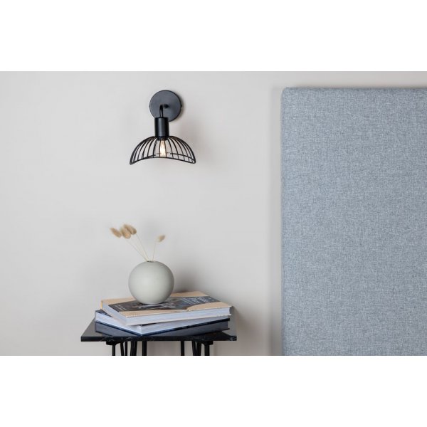 N�tthult v�gglampa kr�k - Svart