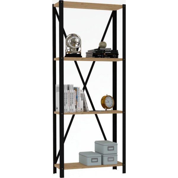 Bibliothque Lola - Chne saphir/noir