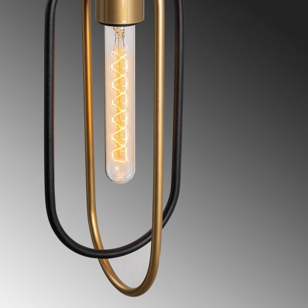 Ceres wandlamp 3151 - Zwart/goud