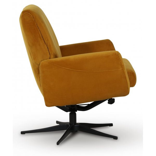 Midsjö fåtölj (Recliner) - Gul sammet Midsjö fåtölj (Recliner) - Gul sammet