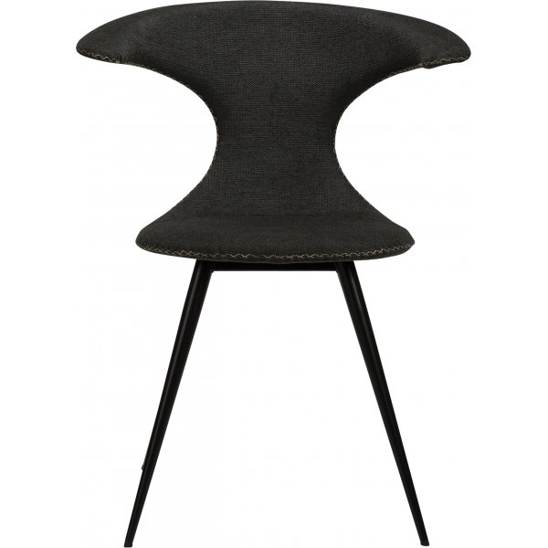 Chaise de salle à manger Flair - Tissu noir Chaise de salle à manger Flair - Tissu noir