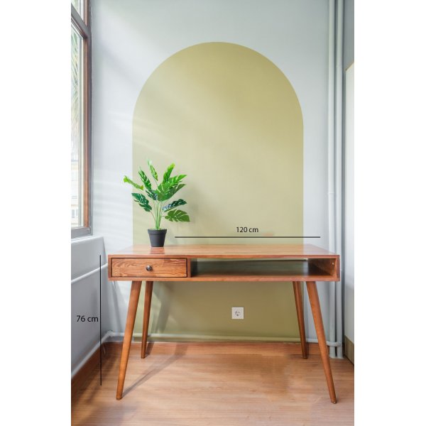 Bell skrivbord 110x59 cm - Valn�t