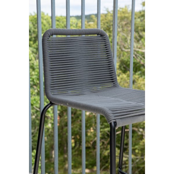 Lindos barstol - Svart/Mörkgrå Lindos barstol - Svart/Mörkgrå