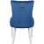 Tuva stol i bl sammet med rygghandtag + Mbeltassar