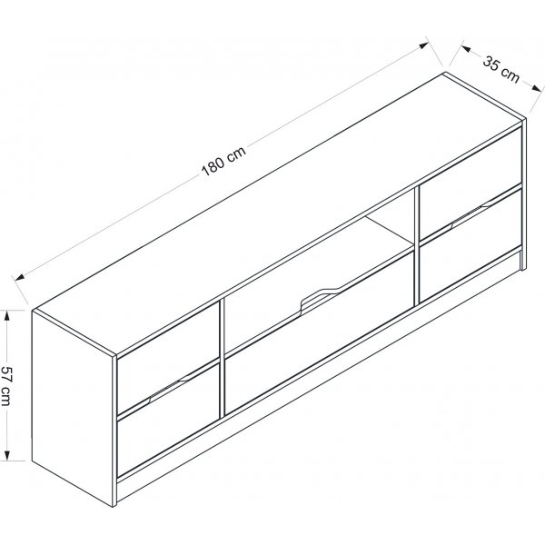 Elina TV-bnk - Valnt/antracit