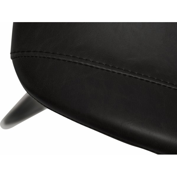 Chaise de salle à manger Medusa - PU noir Chaise de salle à manger Medusa - PU noir