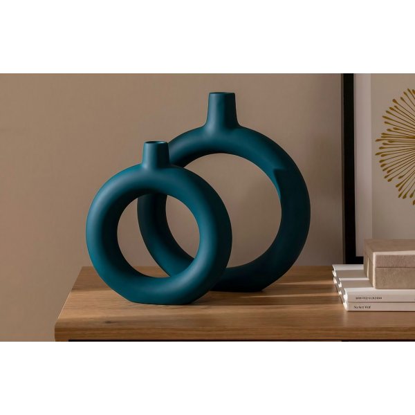 Vase Hoyo - Vert pétrole Vase Hoyo - Vert pétrole