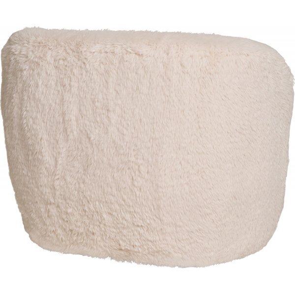 Fauteuil Setubal - Fausse fourrure cru