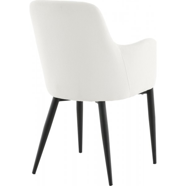 Chaise de salle  manger confort - Blanc