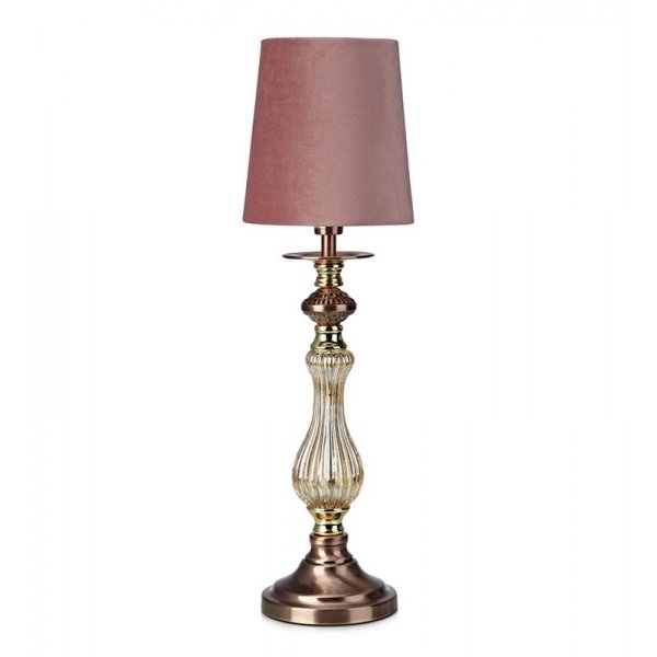 Heritage Bordslampa - Brons/rosa