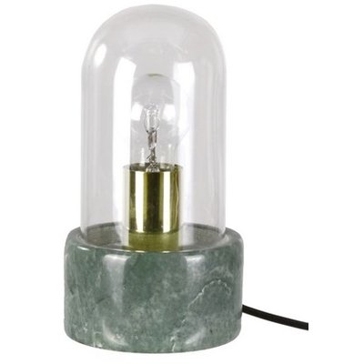 Bordslampa Stenhaga - Grn marmor / Mssing