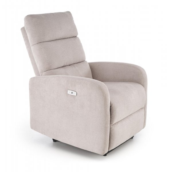 Ljusbeige Reclinerftlj elektrisk