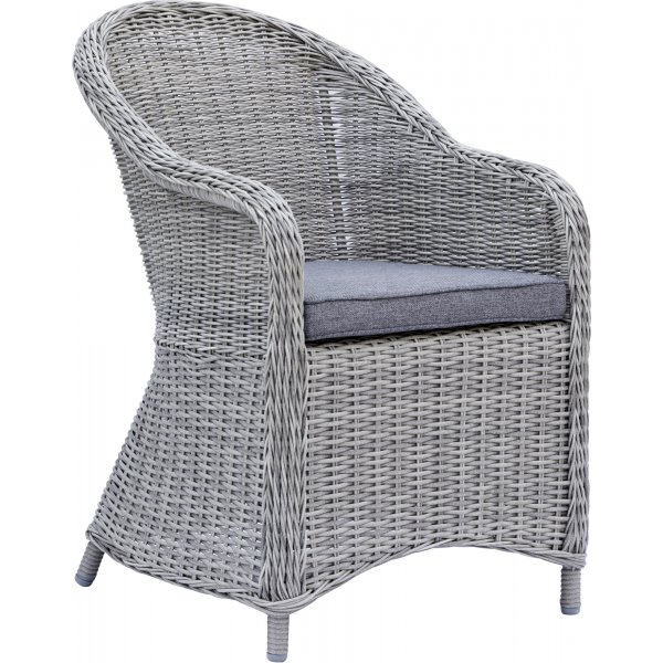 Nebraska - Utefåtölj i konstrotting + Textilrengöring för möbler Nebraska - Utefåtölj i konstrotting + Textilrengöring för möbler