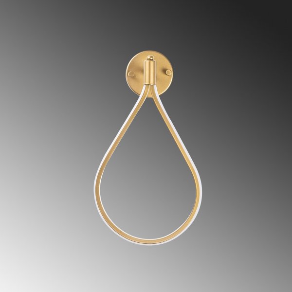 Damian wandlamp - Goud