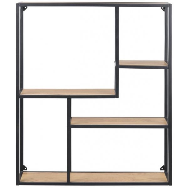 Seaford wandplank 91 cm - Vildek/zwart Seaford wandplank 91 cm - Vildek/zwart