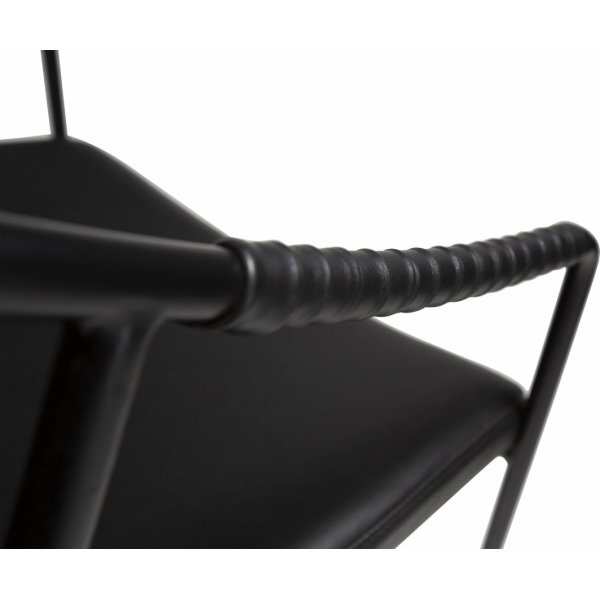 Boto karmstol - Svart PU Boto karmstol - Svart PU