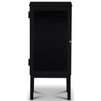 Revel sängbord högt med dörr Vänster - Mässing / Svart Revel sängbord högt med dörr Vänster - Mässing / Svart
