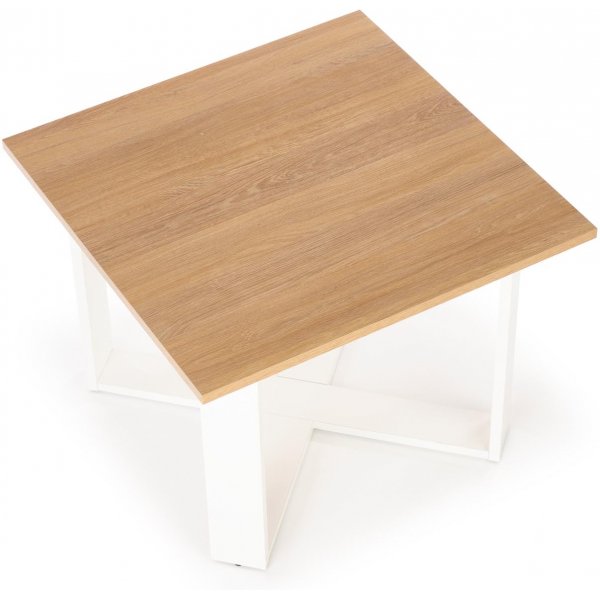 Table basse Hazy 67 x 67 cm - Blanc Table basse Hazy 67 x 67 cm - Blanc