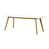 Perstorp matbord 180-230 cm - ek / vit Perstorp matbord 180-230 cm - ek / vit