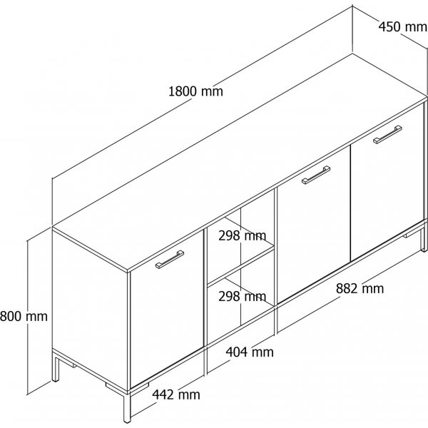 Buffet Aurora - Chne