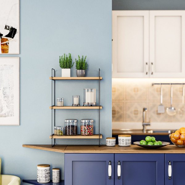 Polaris wandplank - Grenen Polaris wandplank - Grenen