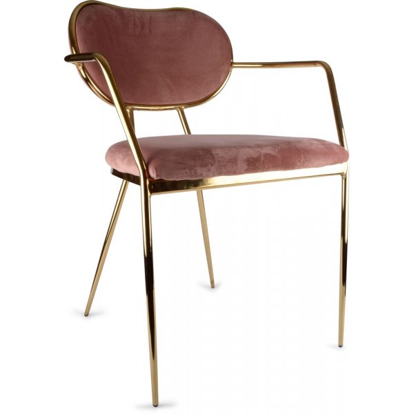 Stol Håkan - Rostrosa/guld Stol Håkan - Rostrosa/guld